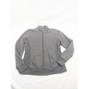 FILA F-Box Sweater Adult Gray Sz L Full Zip Performance Hooded Sweatshirt Hoodie